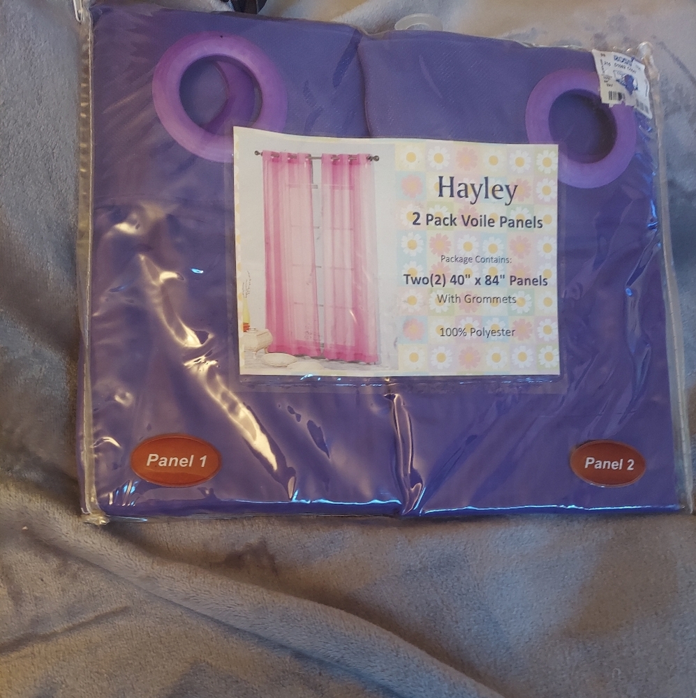 2 pack Voile Panels